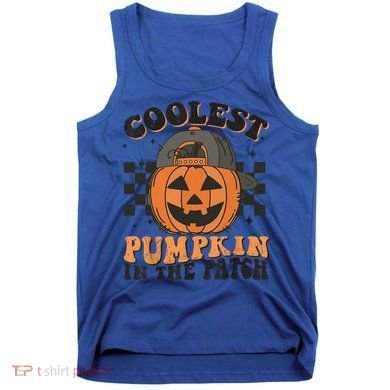 Coolest Pumpkin In The Patch Halloween Funny Gift Tank Top