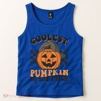 Coolest Pumpkin In The Patch Halloween Funny Gift Tank Top thumb 2