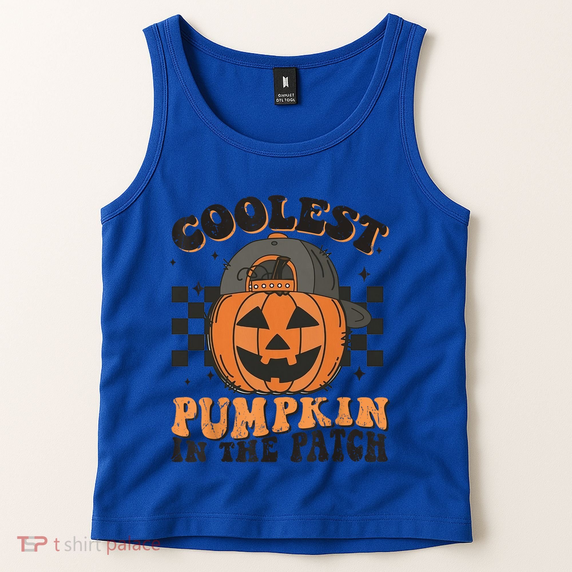 Coolest Pumpkin In The Patch Halloween Funny Gift Tank Top