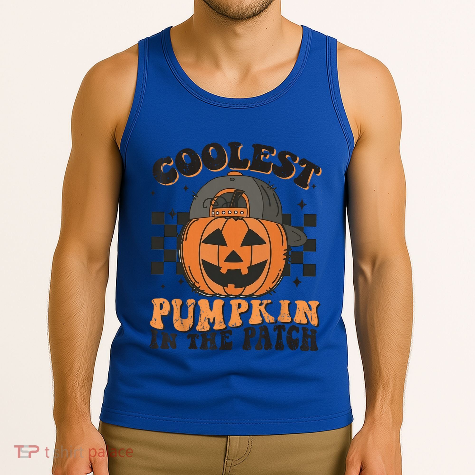 Coolest Pumpkin In The Patch Halloween Funny Gift Tank Top