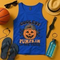 Coolest Pumpkin In The Patch Halloween Funny Gift Tank Top thumb 4