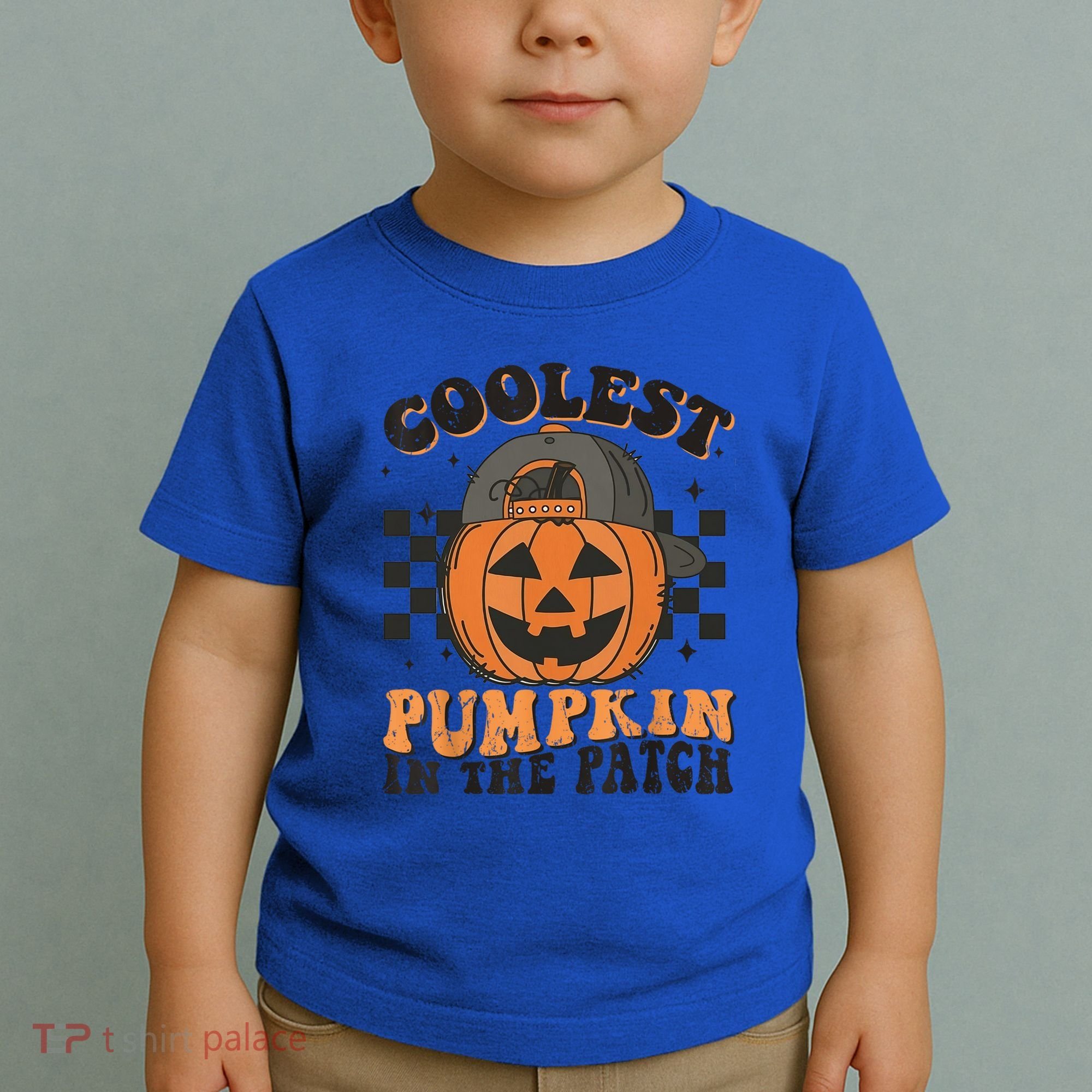 Coolest Pumpkin In The Patch Halloween Funny Gift Toddler T-Shirt