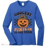Coolest Pumpkin In The Patch Halloween Funny Gift Women's Long Sleeve Shirt thumb 0