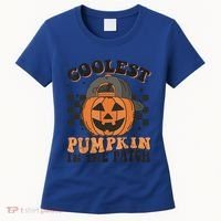 Coolest Pumpkin In The Patch Halloween Funny Gift Women's T-Shirt thumb 0