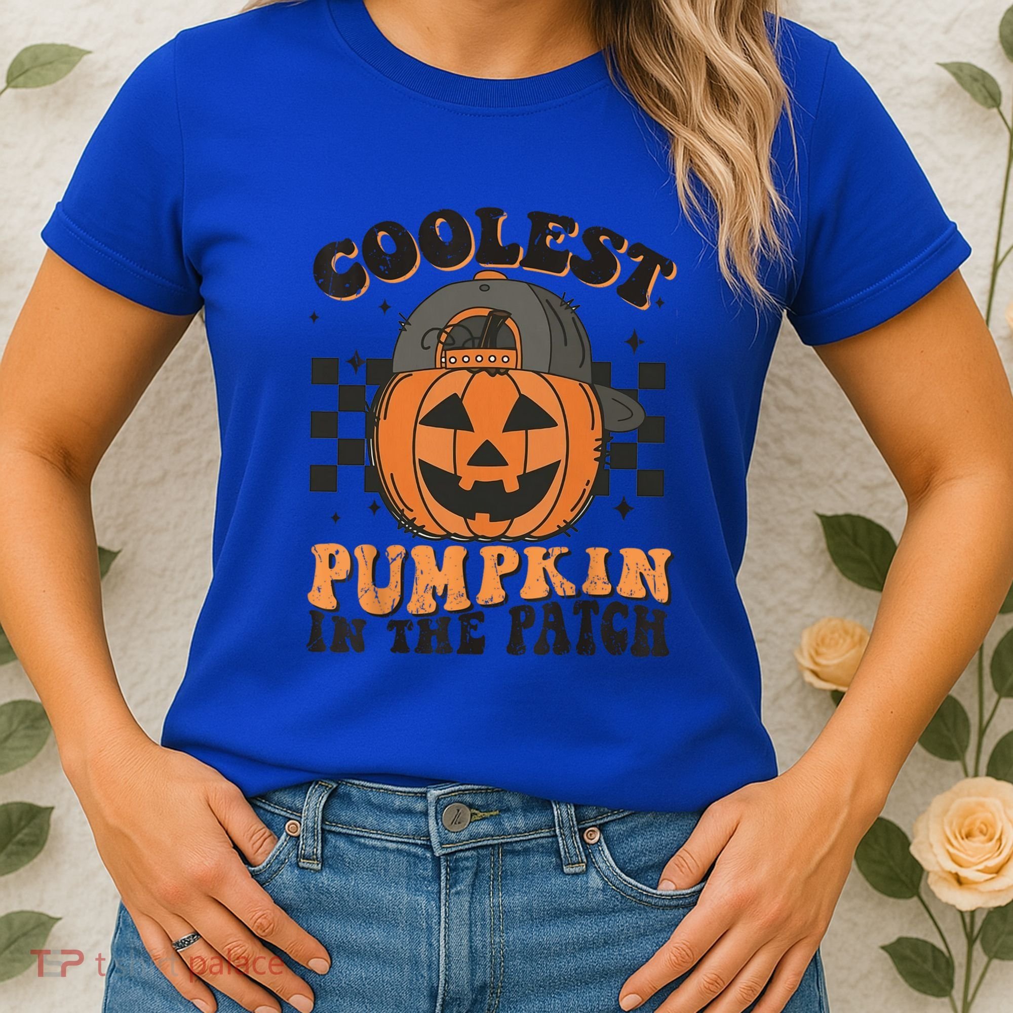 Coolest Pumpkin In The Patch Halloween Funny Gift Women's T-Shirt