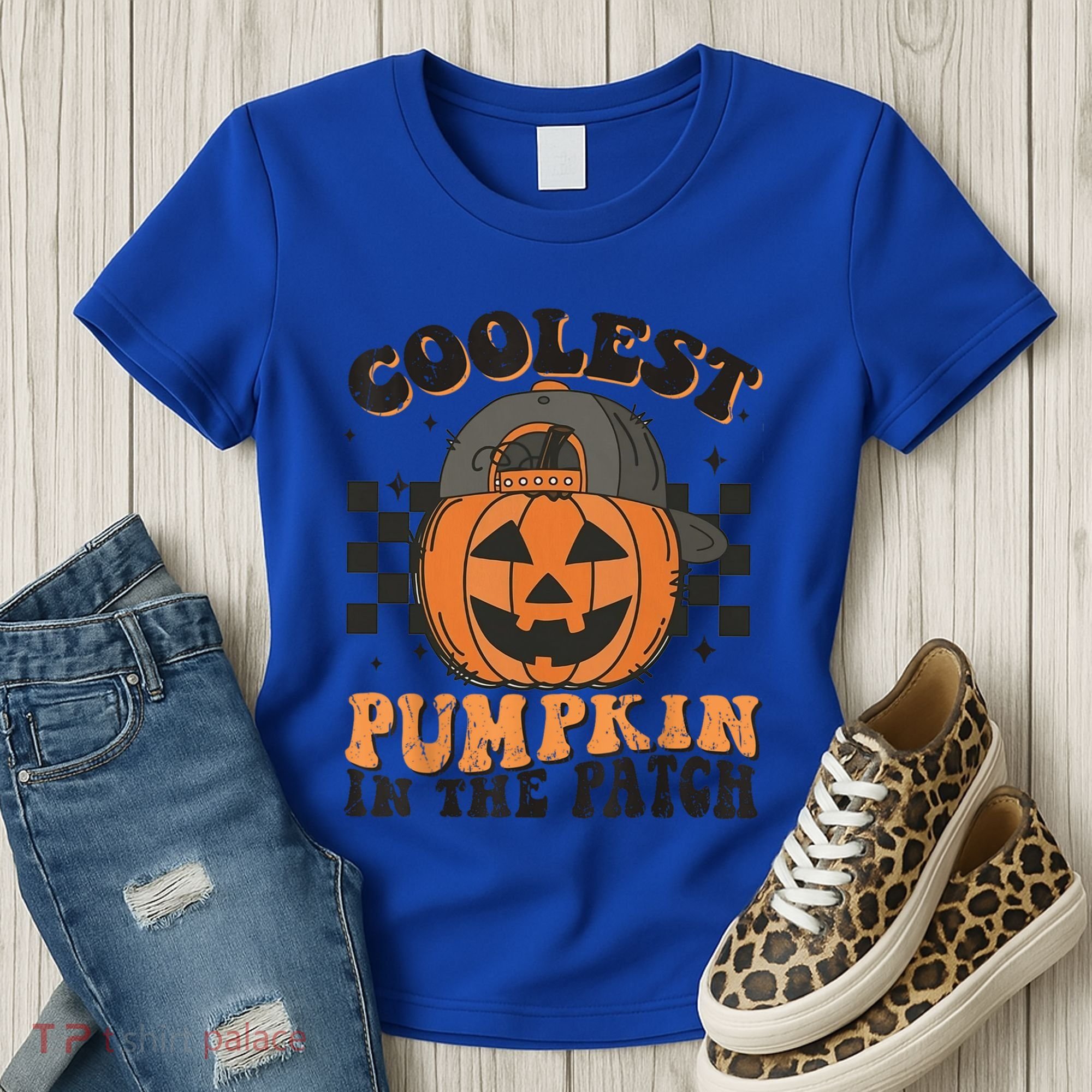 Coolest Pumpkin In The Patch Halloween Funny Gift Women's T-Shirt