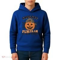 Coolest Pumpkin In The Patch Halloween Funny Gift Kids Hoodie thumb 4