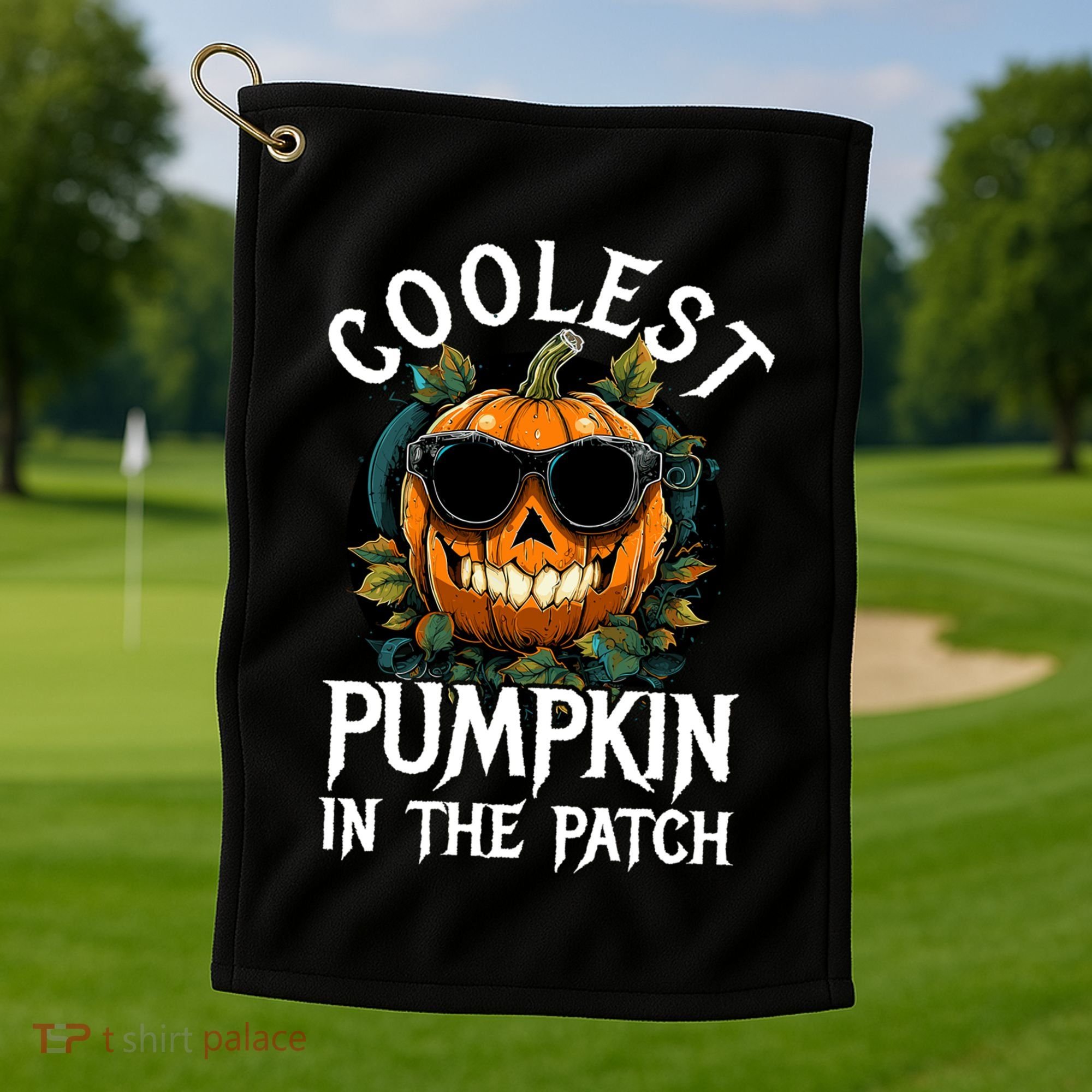 Coolest Pumpkin In The Patch Gift Golf Towel