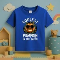 Coolest Pumpkin In The Patch Gift Toddler T-Shirt thumb 3