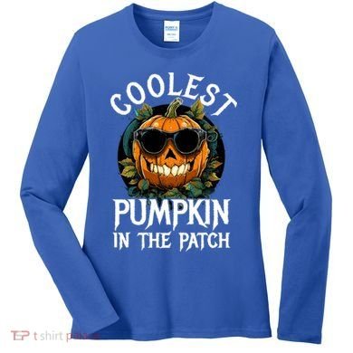 Coolest Pumpkin In The Patch Gift Women's Long Sleeve Shirt