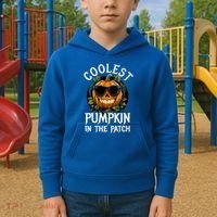 Coolest Pumpkin In The Patch Gift Kids Hoodie thumb 2