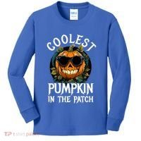 Coolest Pumpkin In The Patch Gift Kids Long Sleeve Shirt thumb 0