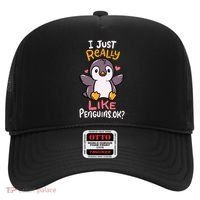Cute Penguin I Just Really Love Penguins Ok Baby Gift Hat thumb 0