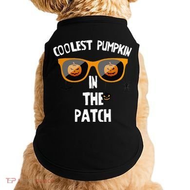 Coolest Pumpkin In The Patch Halloween Gift Cute Doggie Tank