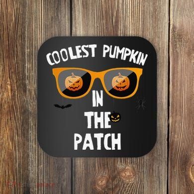 Coolest Pumpkin In The Patch Halloween Gift Cute Coaster