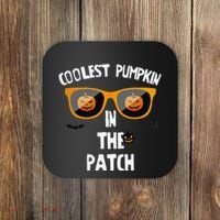 Coolest Pumpkin In The Patch Halloween Gift Cute Coaster thumb 0
