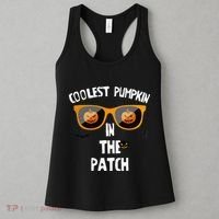 Coolest Pumpkin In The Patch Halloween Gift Cute Women's Tank Top thumb 3