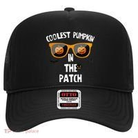 Coolest Pumpkin In The Patch Halloween Gift Cute Hat thumb 0