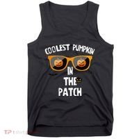 Coolest Pumpkin In The Patch Halloween Gift Cute Tank Top thumb 0