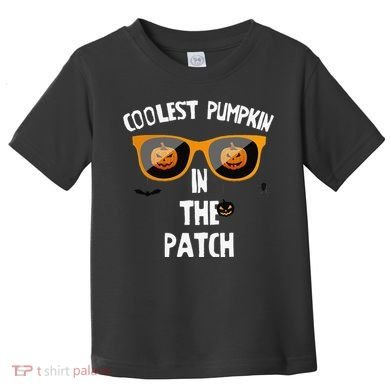 Coolest Pumpkin In The Patch Halloween Gift Cute Toddler T-Shirt