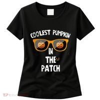 Coolest Pumpkin In The Patch Halloween Gift Cute Women's T-Shirt thumb 0