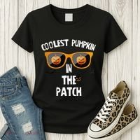 Coolest Pumpkin In The Patch Halloween Gift Cute Women's T-Shirt thumb 3