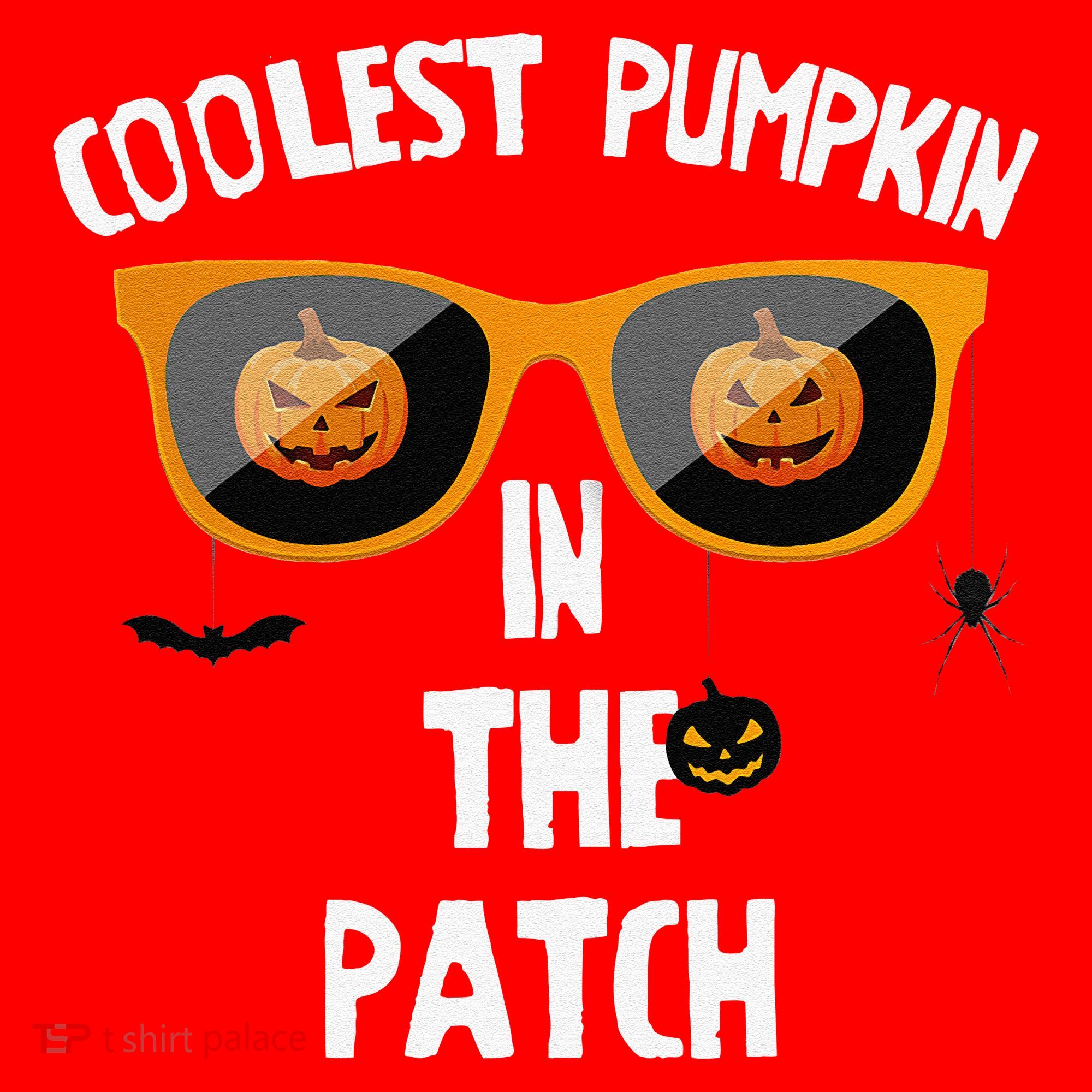 Coolest Pumpkin In The Patch Halloween Gift Cute Santa Hat