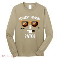 Coolest Pumpkin In The Patch Halloween Gift Cute Long Sleeve Shirt thumb 0