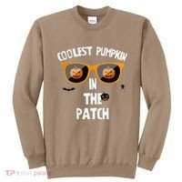 Coolest Pumpkin In The Patch Halloween Gift Cute Sweatshirt thumb 0