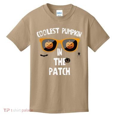Coolest Pumpkin In The Patch Halloween Gift Cute Kids T-Shirt