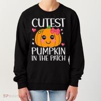Coolest Pumpkin In The Patch Halloween Thanksgiving Women's Sweatshirt thumb 0