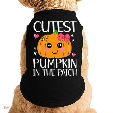 Coolest Pumpkin In The Patch Halloween Thanksgiving Doggie Tank