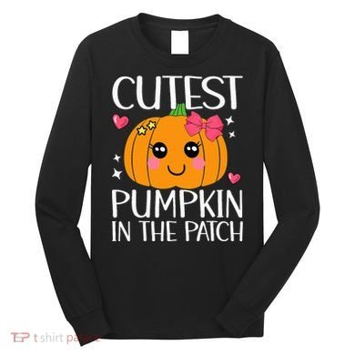 Coolest Pumpkin In The Patch Halloween Thanksgiving Long Sleeve Shirt