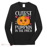 Coolest Pumpkin In The Patch Halloween Thanksgiving Long Sleeve Shirt thumb 0