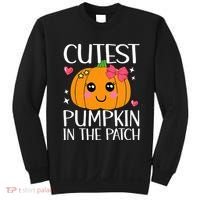 Coolest Pumpkin In The Patch Halloween Thanksgiving Sweatshirt thumb 0