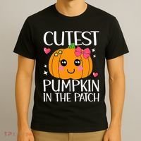 Coolest Pumpkin In The Patch Halloween Thanksgiving T-Shirt thumb 3