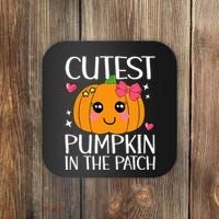 Coolest Pumpkin In The Patch Halloween Thanksgiving Coaster thumb 0