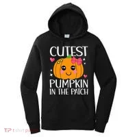 Coolest Pumpkin In The Patch Halloween Thanksgiving Women's Hoodie thumb 0