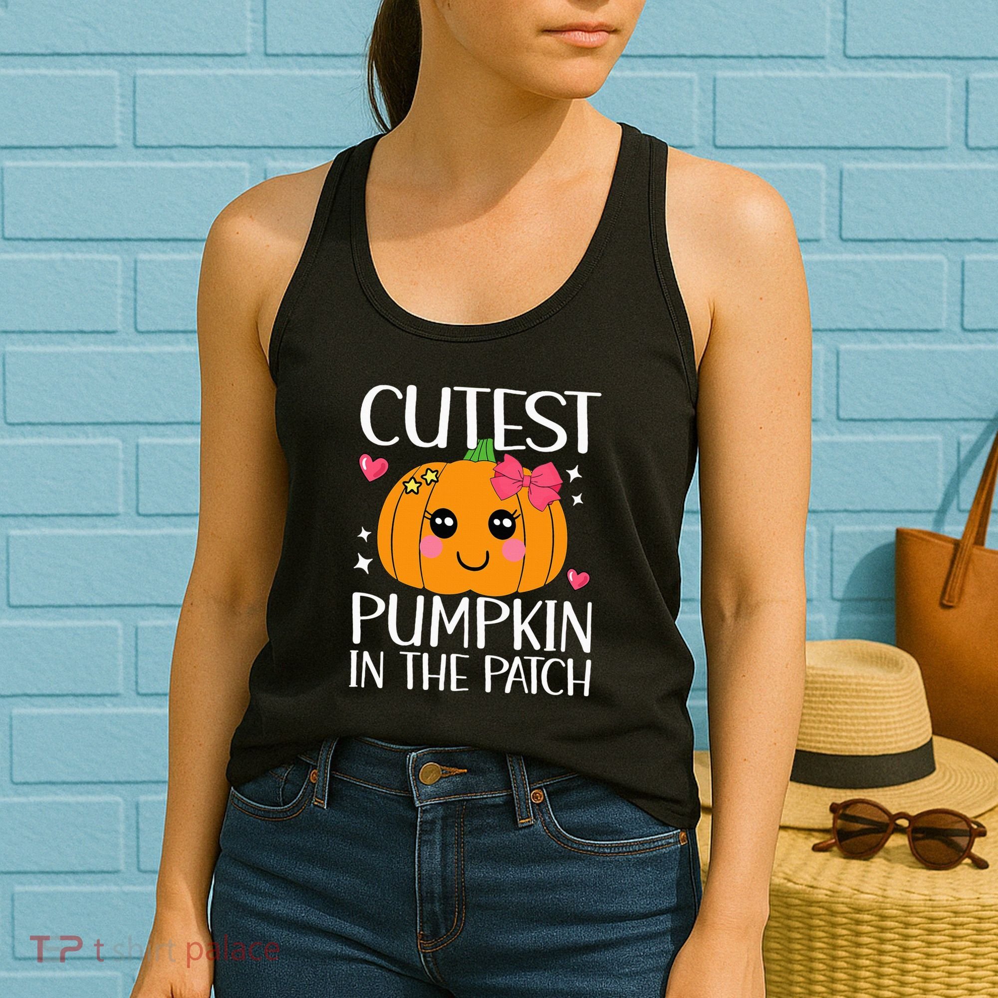 Coolest Pumpkin In The Patch Halloween Thanksgiving Women's Tank Top