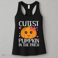 Coolest Pumpkin In The Patch Halloween Thanksgiving Women's Tank Top thumb 3