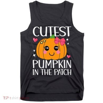 Coolest Pumpkin In The Patch Halloween Thanksgiving Tank Top