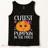 Coolest Pumpkin In The Patch Halloween Thanksgiving Tank Top thumb 2