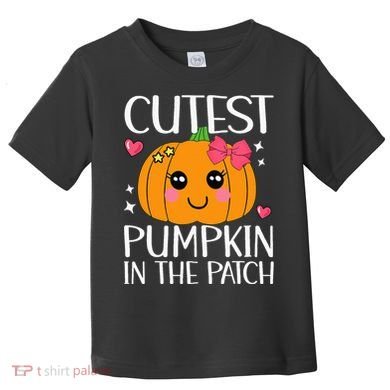 Coolest Pumpkin In The Patch Halloween Thanksgiving Toddler T-Shirt