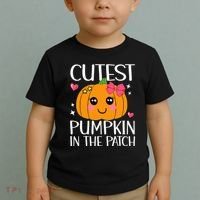 Coolest Pumpkin In The Patch Halloween Thanksgiving Toddler T-Shirt thumb 2