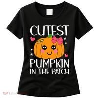 Coolest Pumpkin In The Patch Halloween Thanksgiving Women's T-Shirt thumb 0