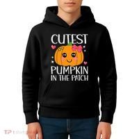 Coolest Pumpkin In The Patch Halloween Thanksgiving Kids Hoodie thumb 4