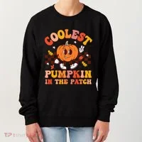 Coolest Pumpkin In The Patch Halloween Women's Sweatshirt thumb 0