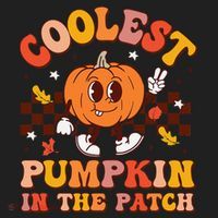 Coolest Pumpkin In The Patch Halloween Women's Sweatshirt thumb 2