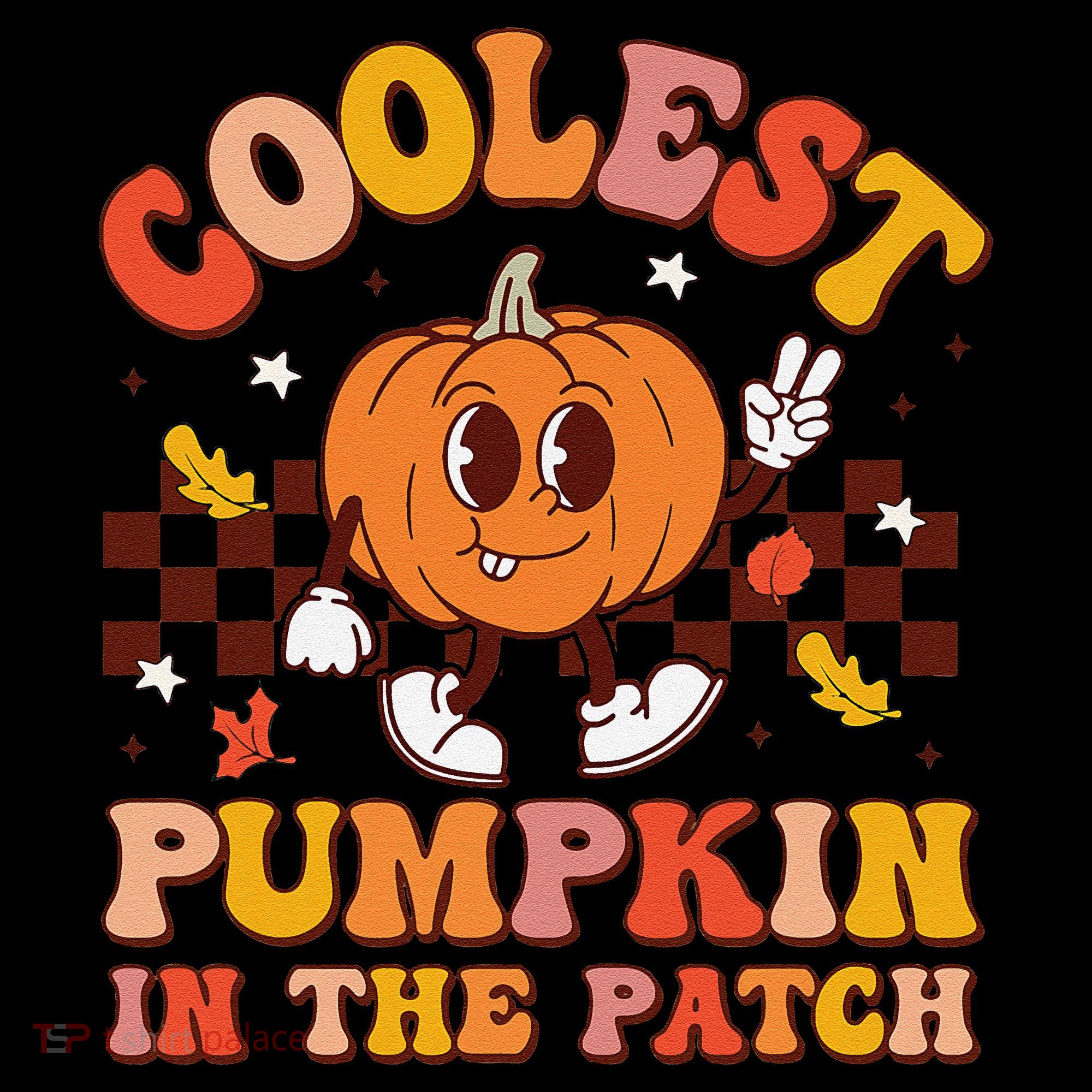 Coolest Pumpkin In The Patch Halloween Toddler Hoodie