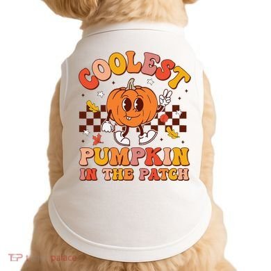 Coolest Pumpkin In The Patch Halloween Doggie Tank